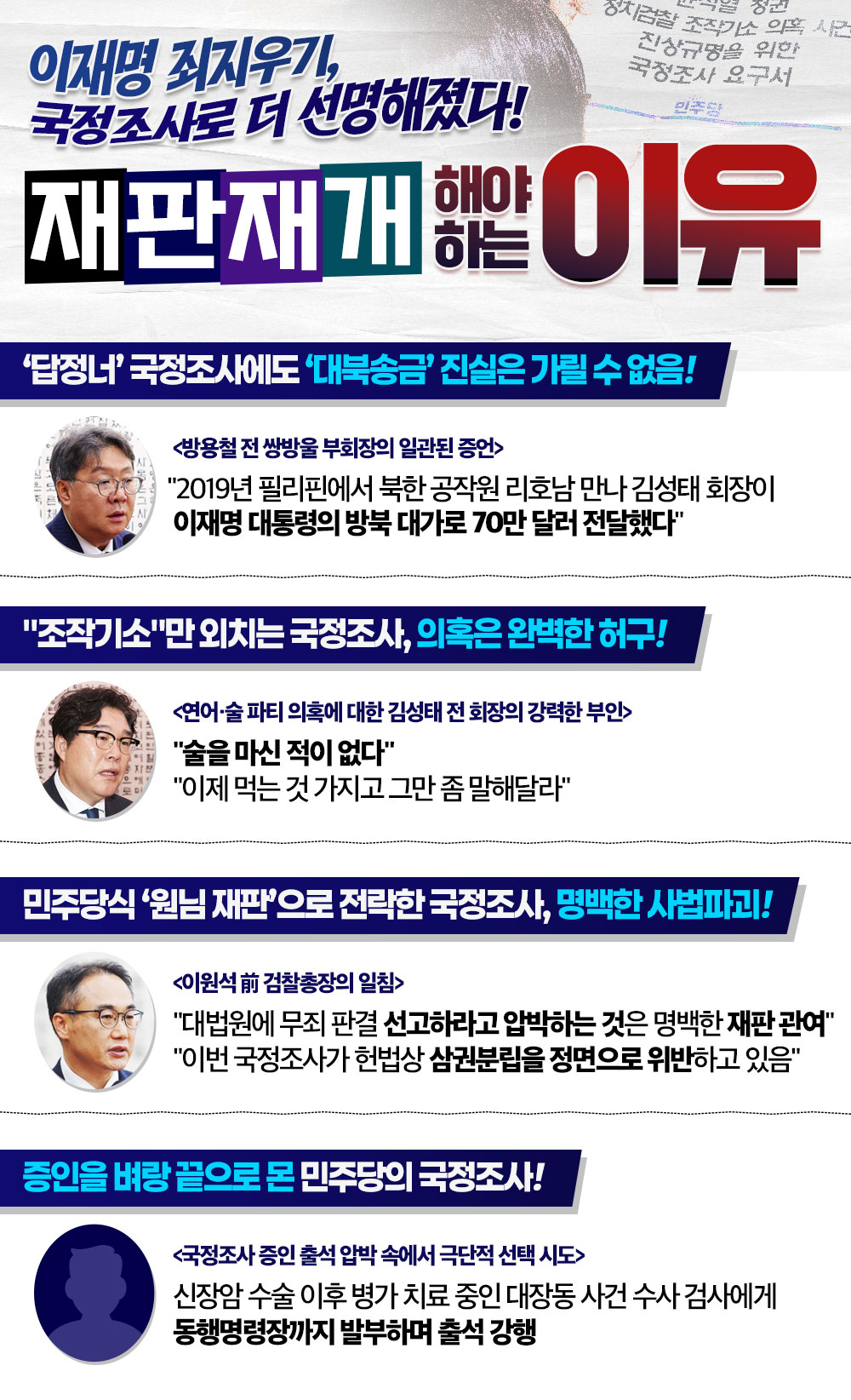 이재명 죄지우기, 국정조사로 더 선명해졌다